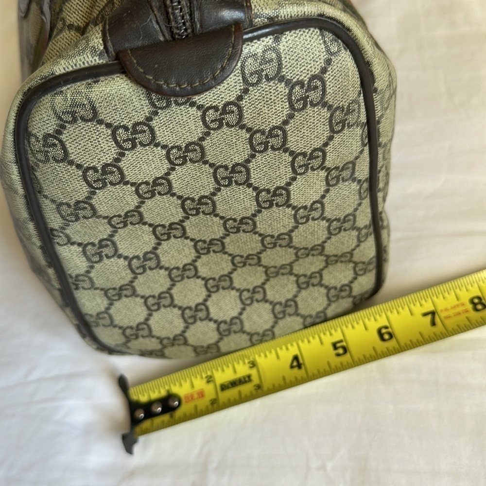 Vintage 80’s GUCCI GG Supreme Boston Bag Vintage - Picture 13 of 16